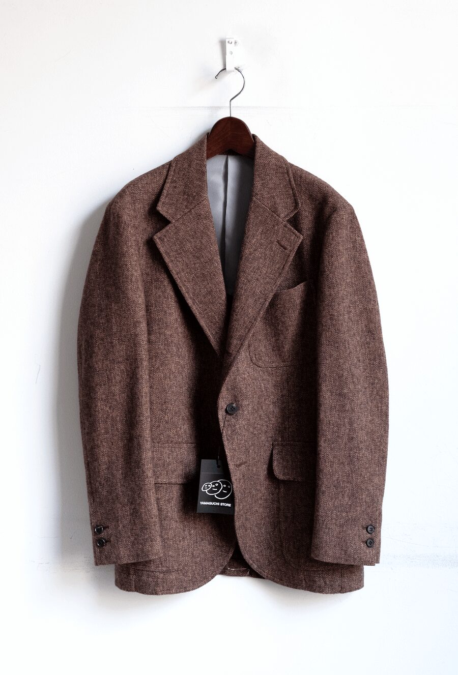 Re-stock!! YAMAGUCHI STORE　Cotton Tweed Jacket《HERRINGBONE》