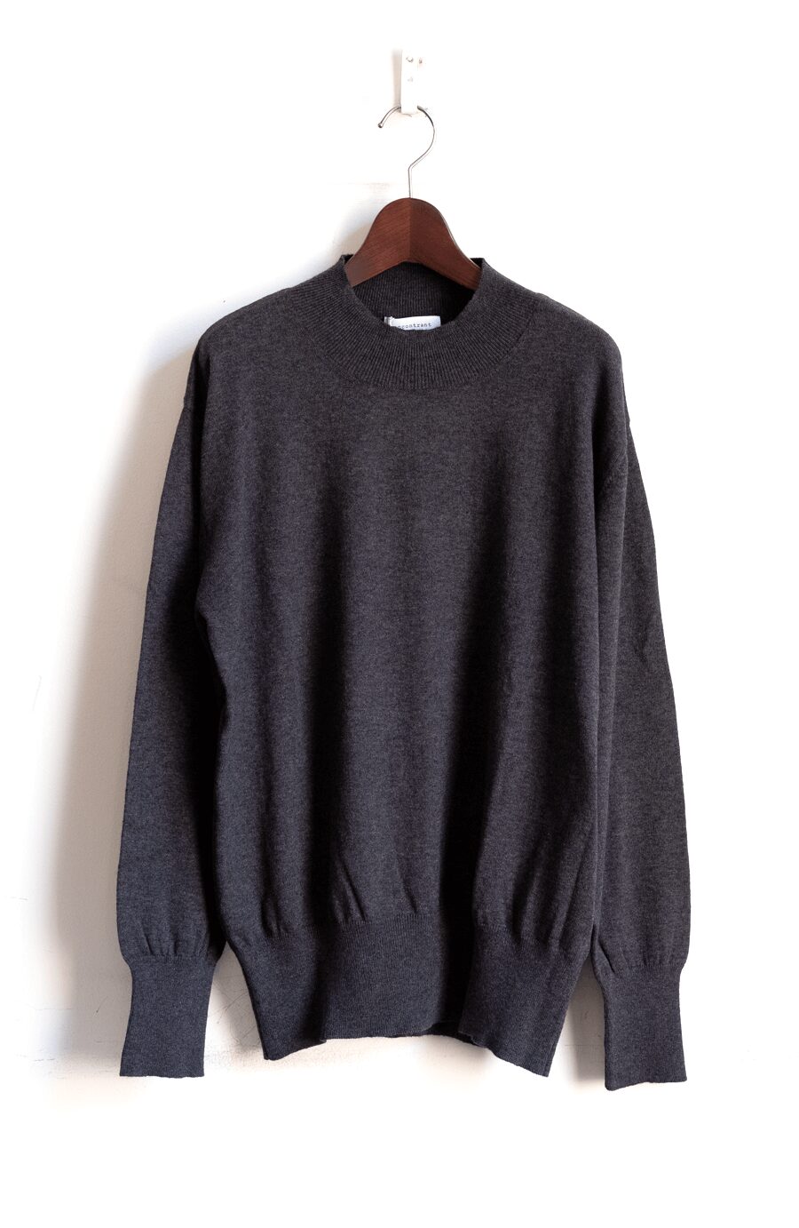 Renocntrant　COTTON CASHMERE NYLON LINEN MOCK NECK SWEATER